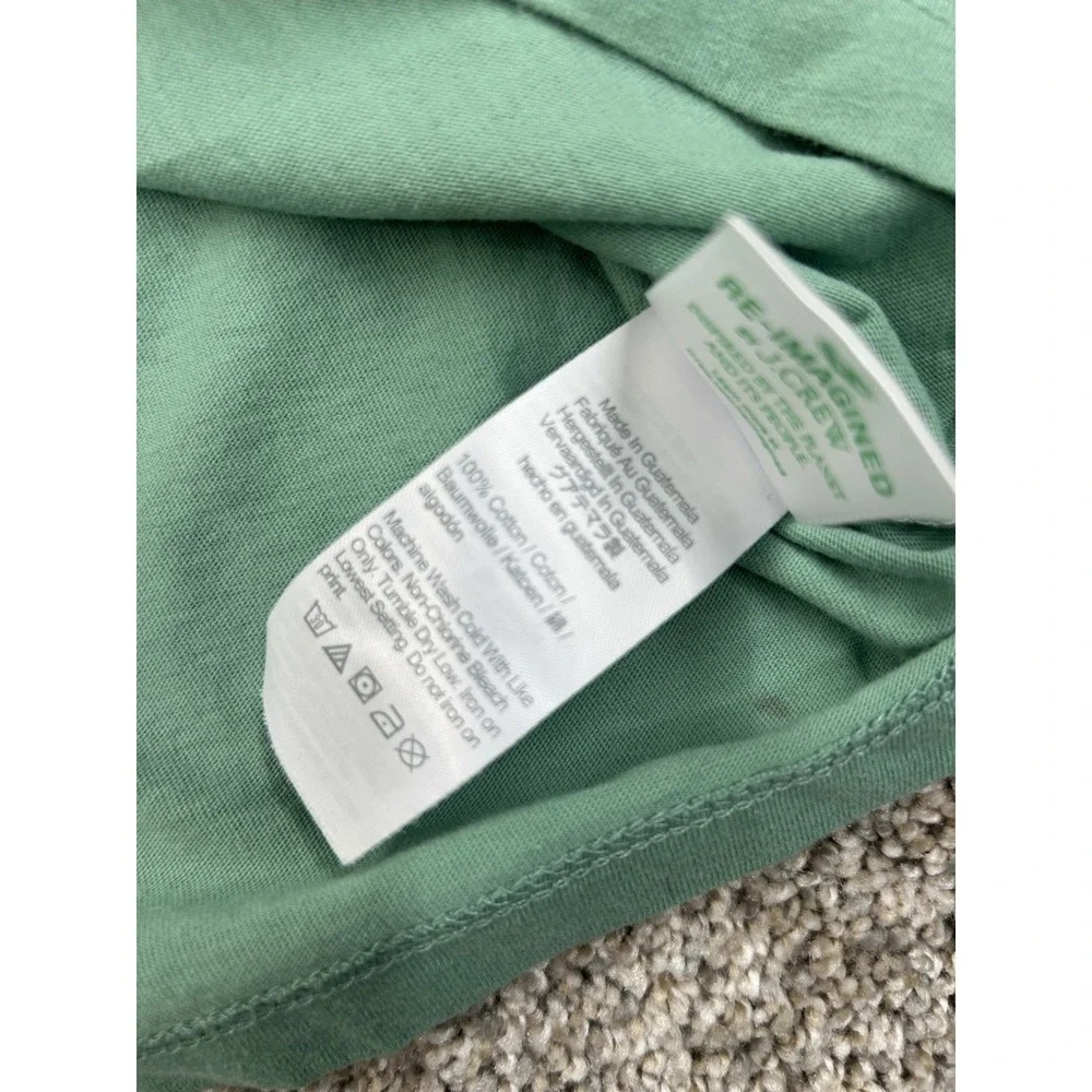 J Crew Crewcuts Girls Fall Green Long Sleeve Cotton Shirt 6/7 & Jeans Sz 7 #0332